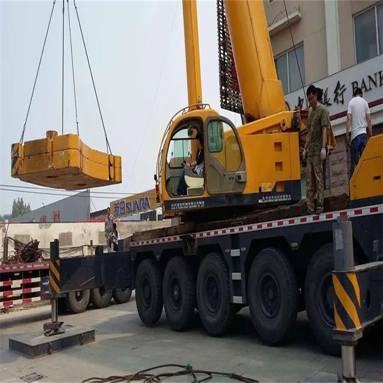 北碚当地吊车出租|机器吊装|75吨|工厂搬迁服务